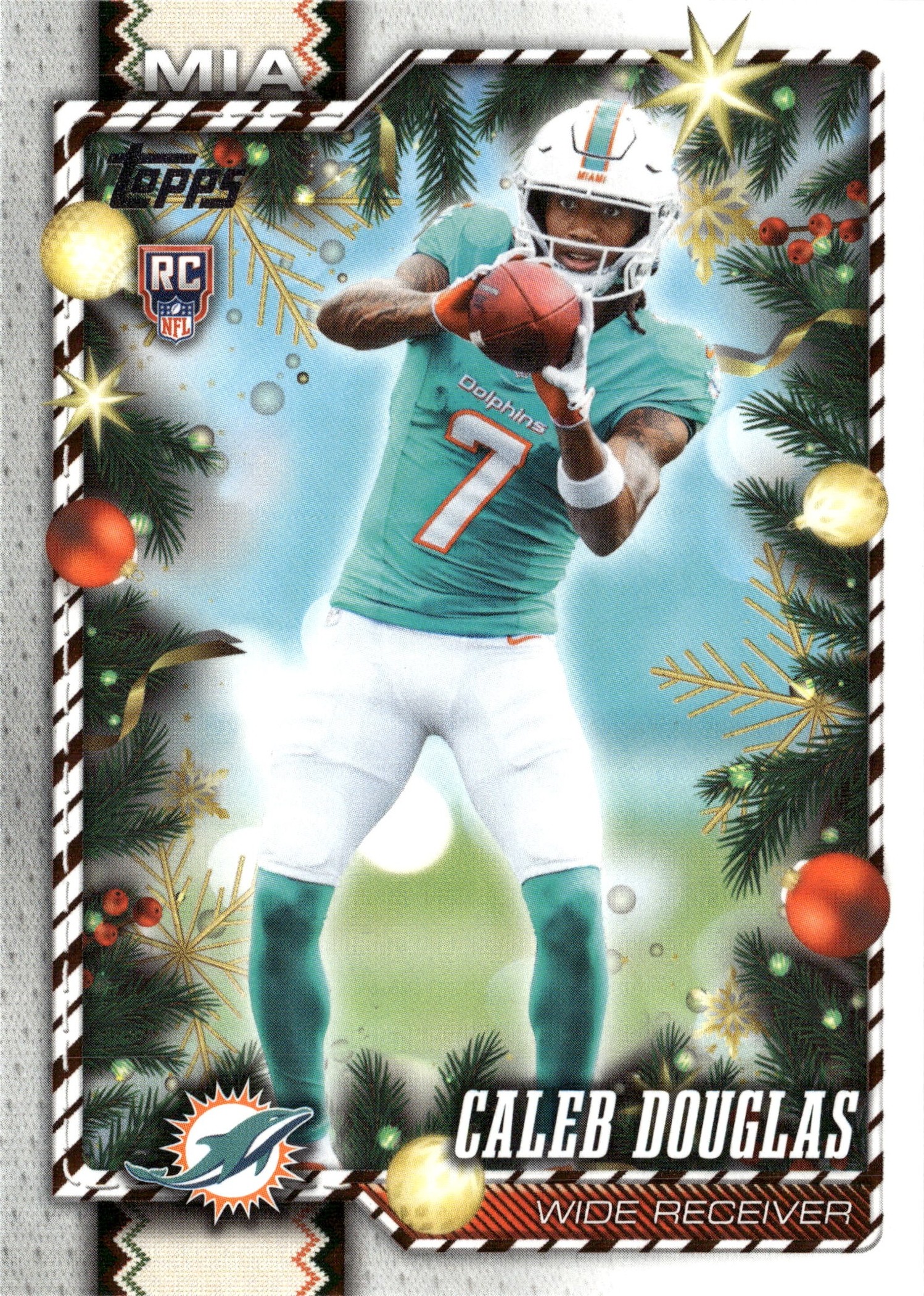 2026 Topps Holiday Caleb Douglas graded slab
