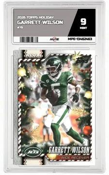 2026 TOPPS HOLIDAY #79 GARRETT WILSON MPE 9 MINT — graded card up for auction