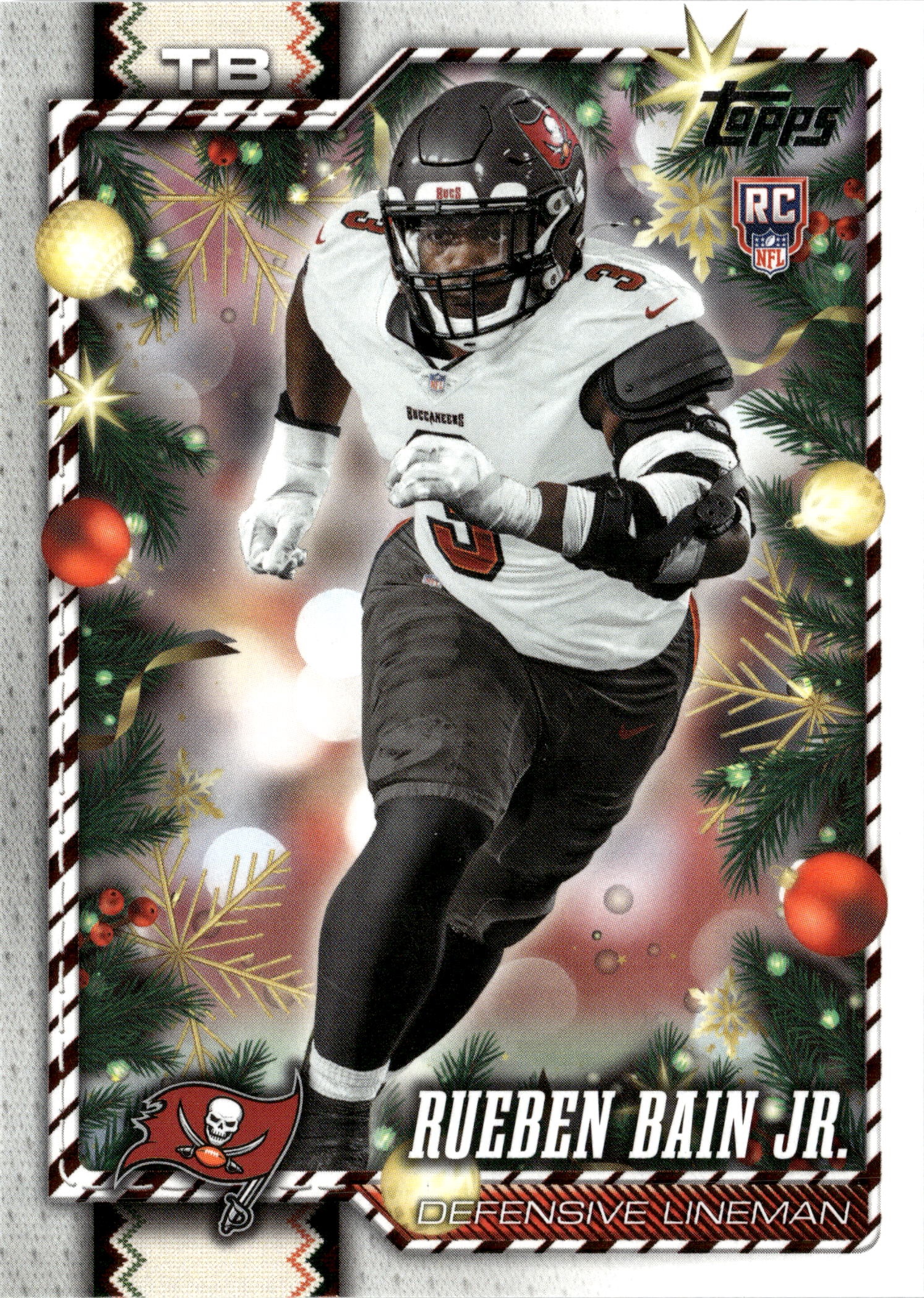 2026 Topps Holiday Rueben Bain Jr. graded slab