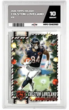2026 TOPPS HOLIDAY #19 COLSTON LOVELAND MPE 10 GEM/MT — graded card up for auction