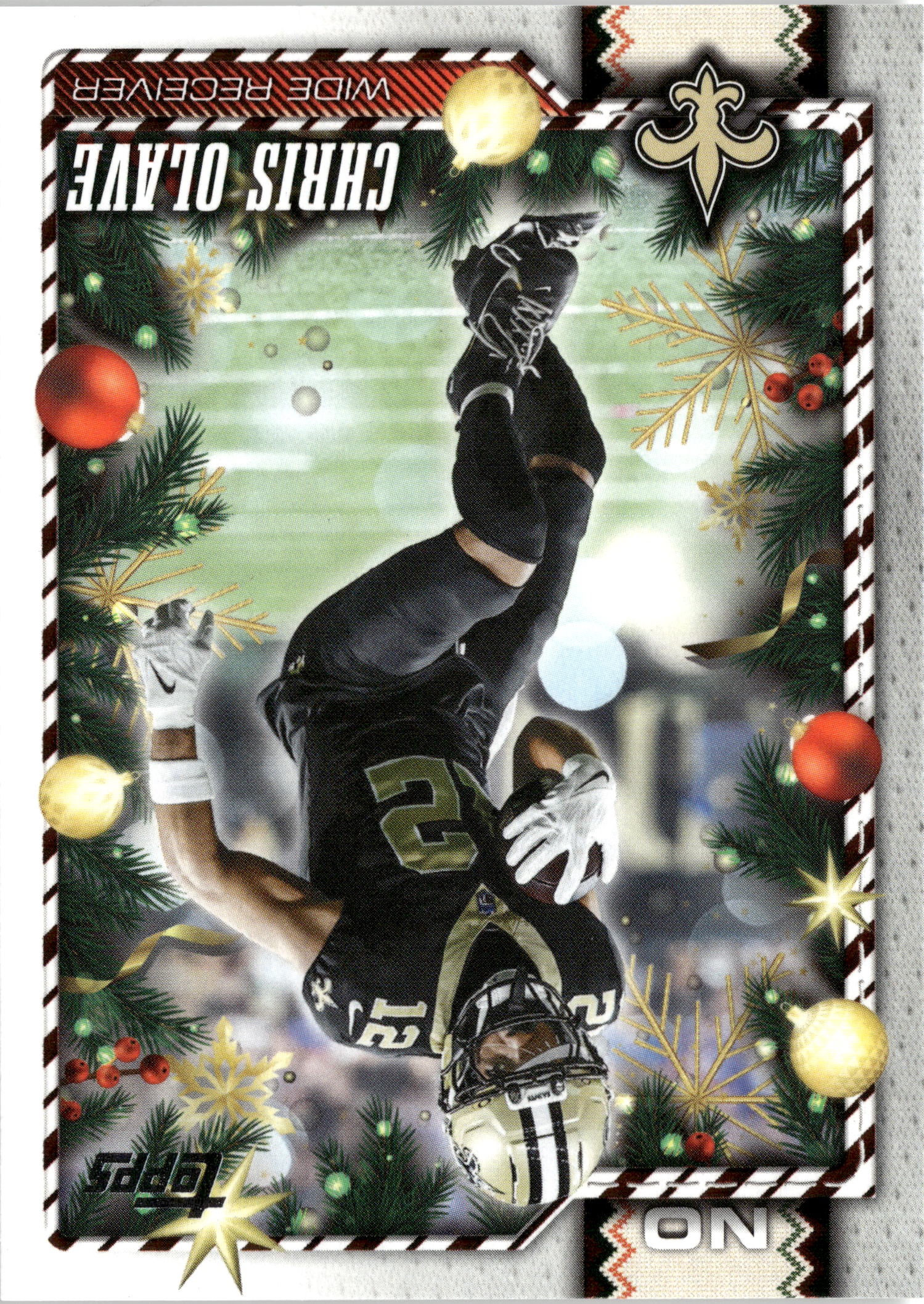 2026 Topps Holiday Chris Olave graded slab