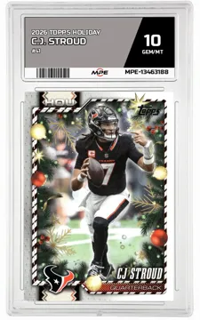 2026 TOPPS HOLIDAY #41 C.J. STROUD MPE 10 GEM/MT — graded card up for auction
