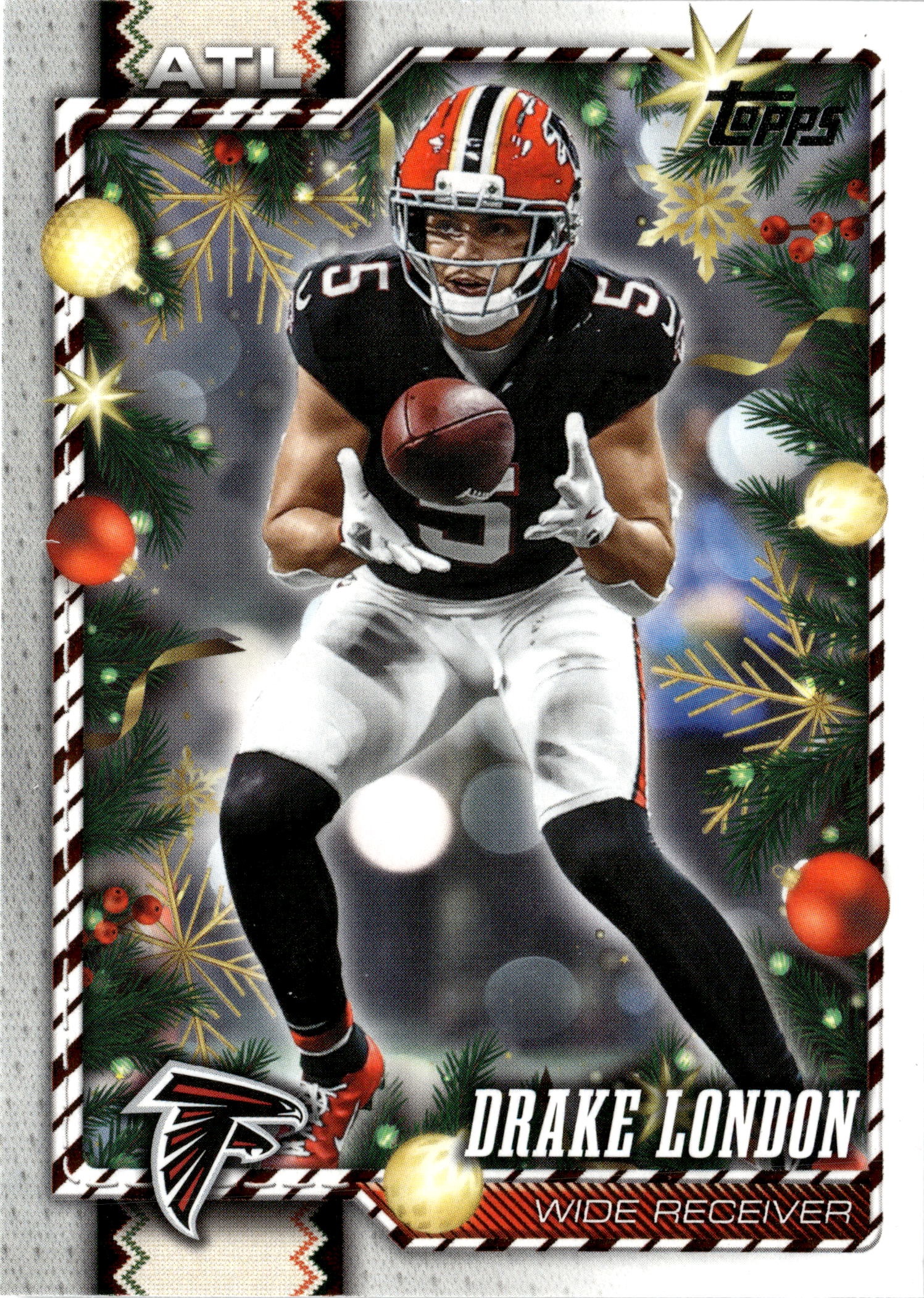 2026 Topps Holiday Drake London graded slab