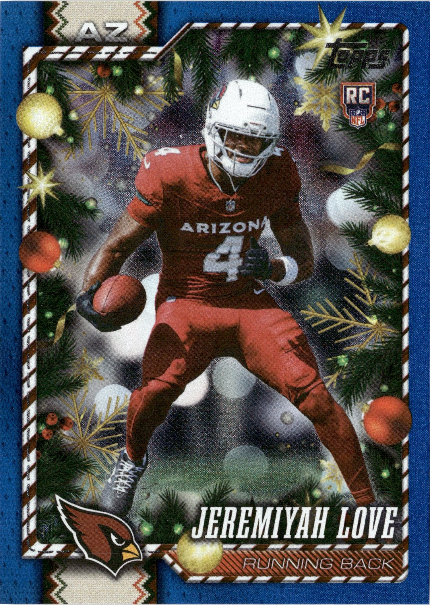 2026 Topps Holiday Jeremiyah Love graded slab