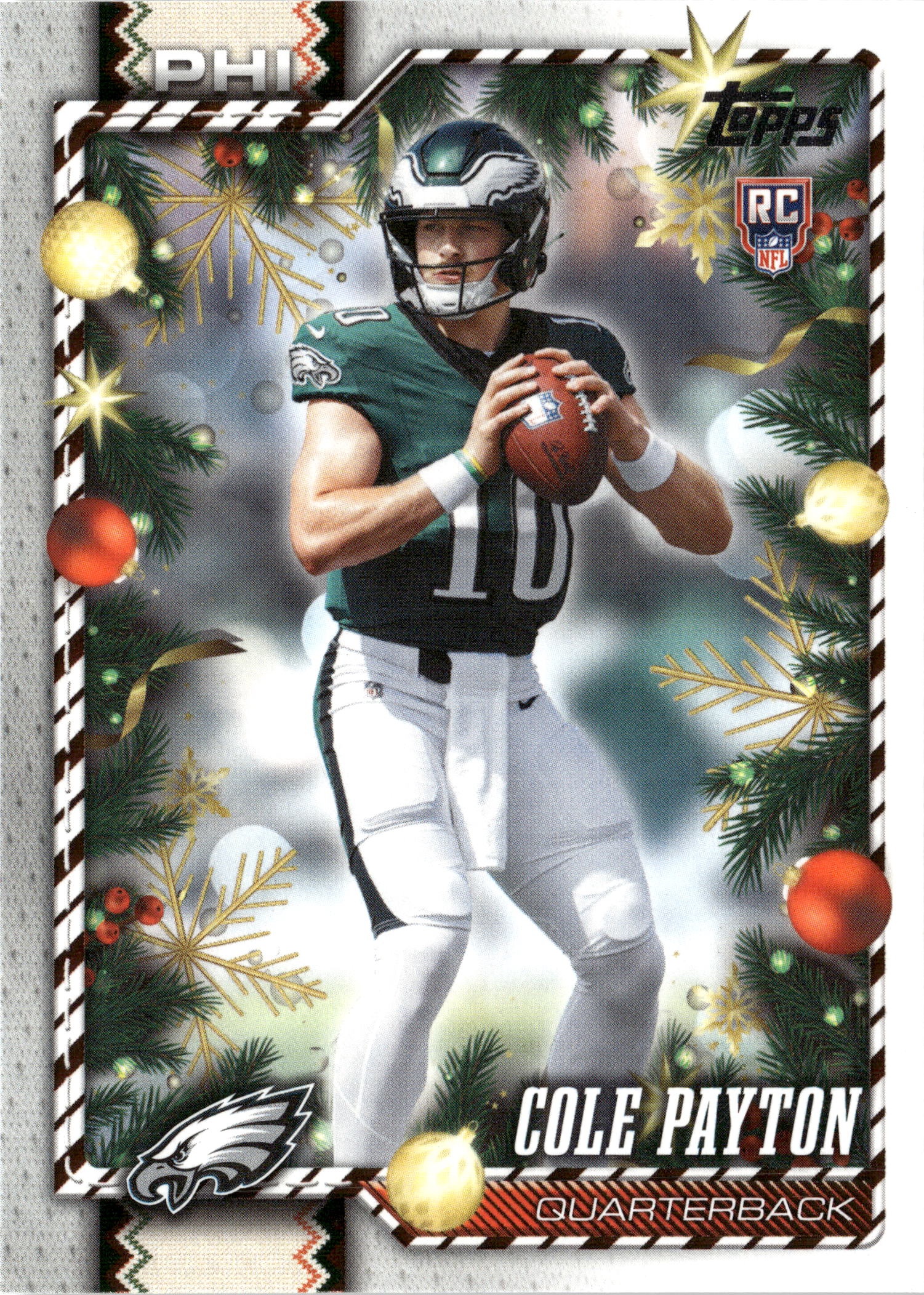 2026 Topps Holiday Cole Payton graded slab