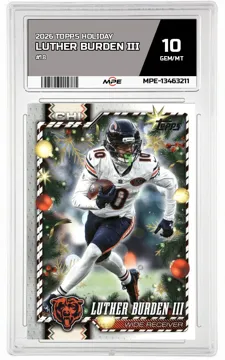 2026 TOPPS HOLIDAY #18 LUTHER BURDEN III MPE 10 GEM/MT — graded card up for auction