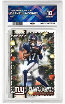 2026 TOPPS HOLIDAY #102 DARNELL MOONEY MPE 10 GEM/MT — graded card up for auction