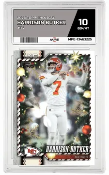2026 TOPPS HOLIDAY #134 HARRISON BUTKER MPE 10 GEM/MT — graded card up for auction