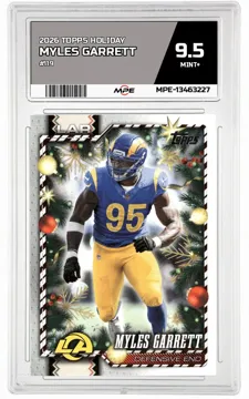 2026 TOPPS HOLIDAY #119 MYLES GARRETT MPE 9.5 MINT+ — graded card up for auction