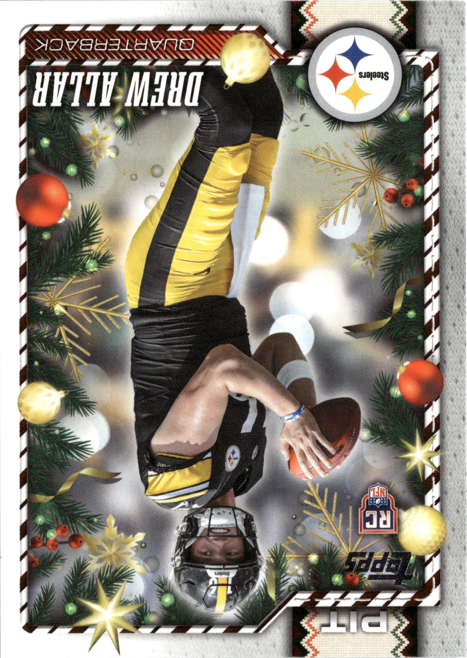 2026 Topps Holiday Drew Allar graded slab