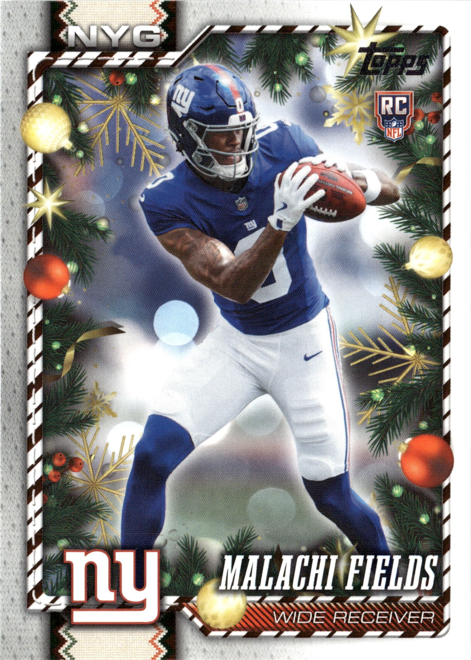 2026 Topps Holiday Malachi Fields graded slab