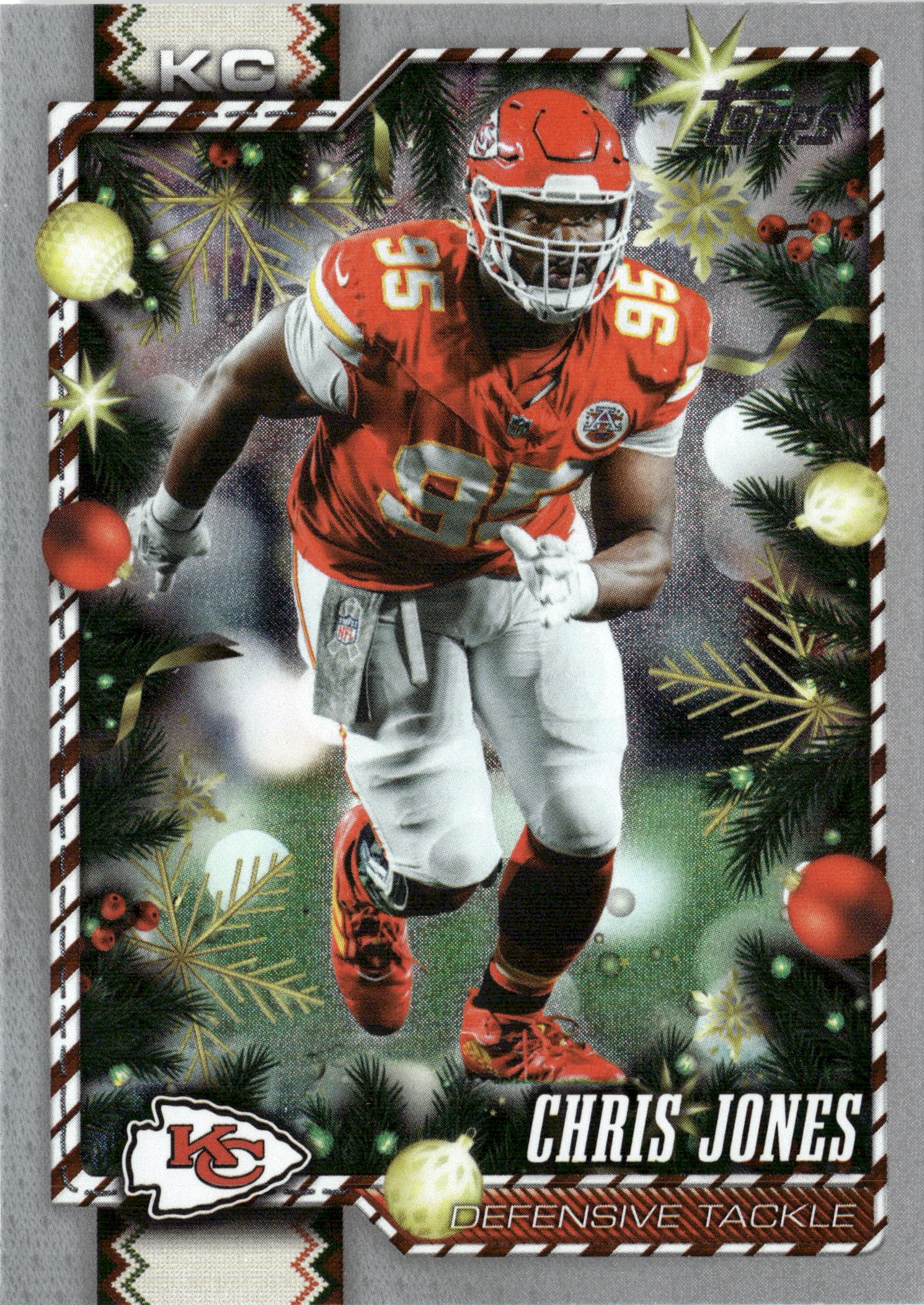 2026 Topps Holiday Chris Jones graded slab