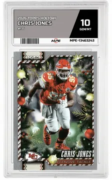 2026 TOPPS HOLIDAY #135 CHRIS JONES MPE 10 GEM/MT — graded card up for auction