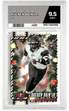 2026 TOPPS HOLIDAY #191 RUEBEN BAIN JR. MPE 9.5 MINT+ — graded card up for auction