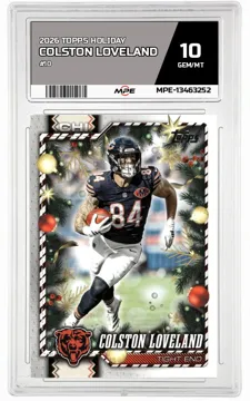 2026 TOPPS HOLIDAY #10 COLSTON LOVELAND MPE 10 GEM/MT — graded card up for auction