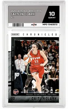 2025 CAITLIN CLARK CHRON #23 CAITLIN CLARK MPE 10 GEM/MT — graded card up for auction