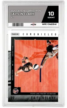 2025 CAITLIN CLARK CHRON #29 CAITLIN CLARK MPE 10 GEM/MT — graded card up for auction