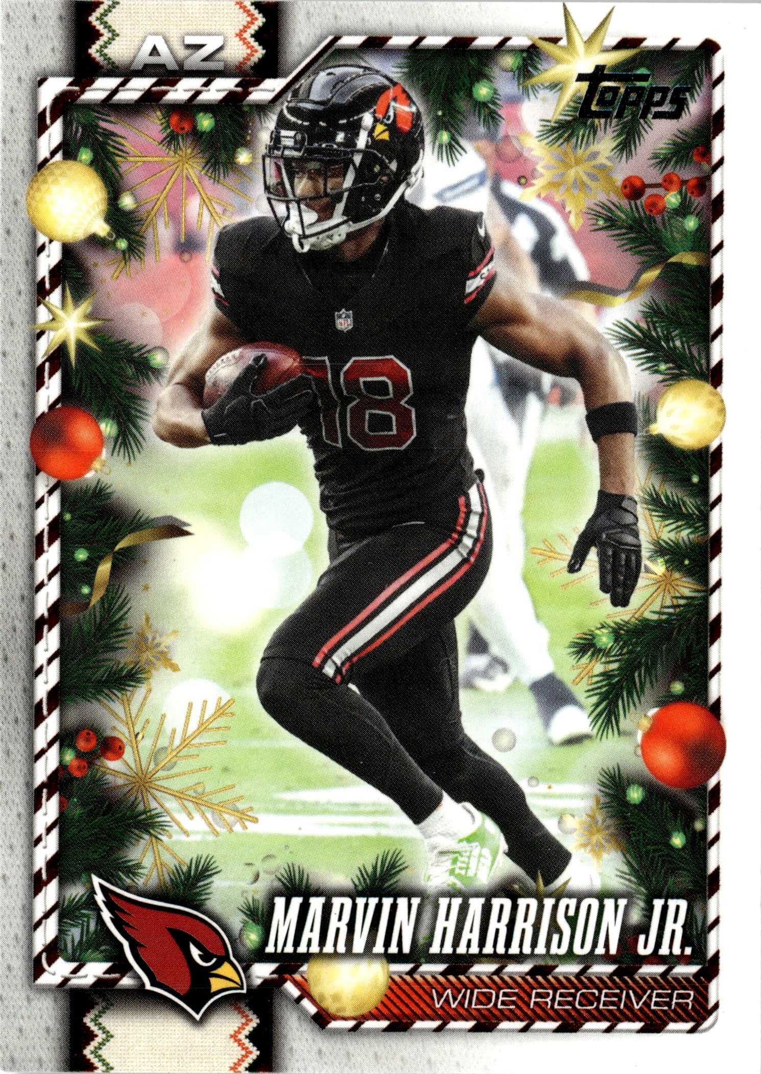 2026 Topps Holiday Marvin Harrison Jr. graded slab