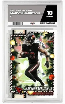 2026 TOPPS HOLIDAY #1 MARVIN HARRISON JR. MPE 10 GEM/MT — graded card up for auction