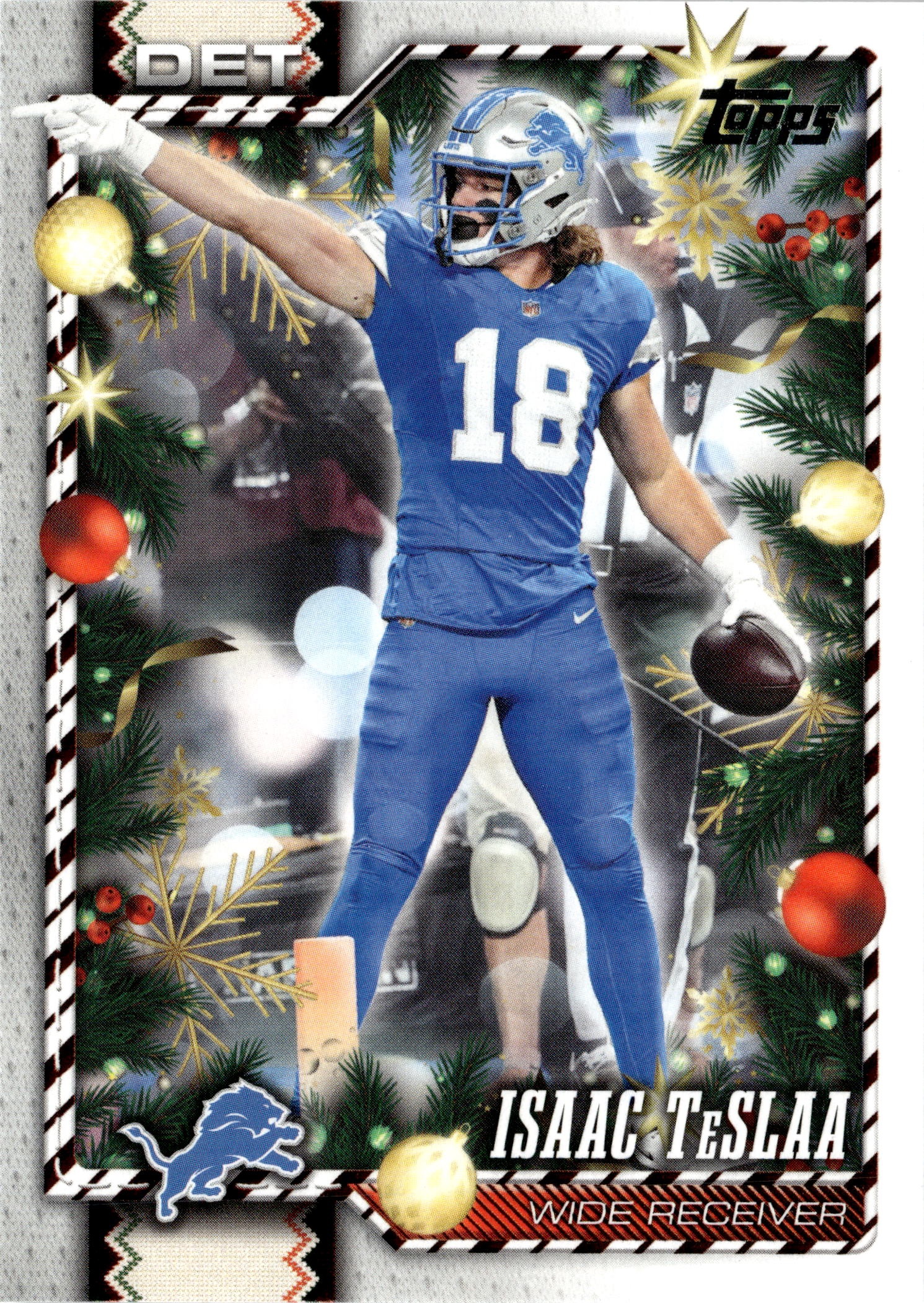 2026 Topps Holiday Isaac Teslaa graded slab