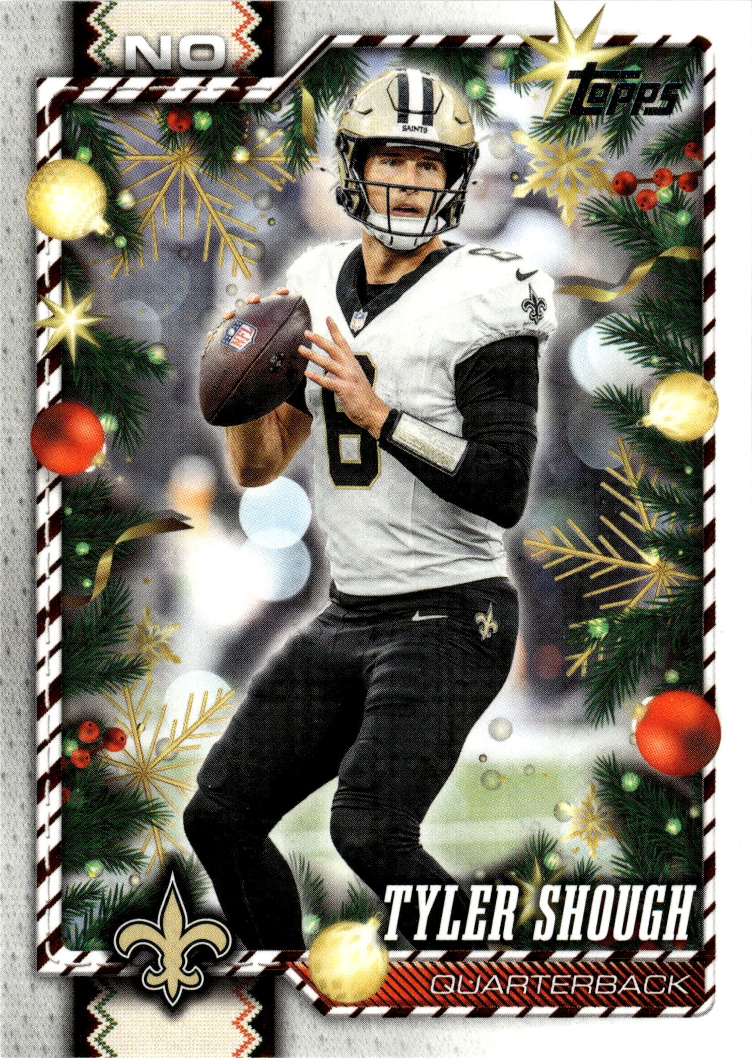 2026 Topps Holiday Tyler Shough graded slab