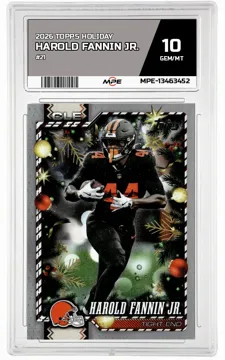 2026 TOPPS HOLIDAY #21 HAROLD FANNIN JR. MPE 10 GEM/MT — graded card up for auction