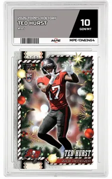 2026 TOPPS HOLIDAY #185 TED HURST MPE 10 GEM/MT — graded card up for auction