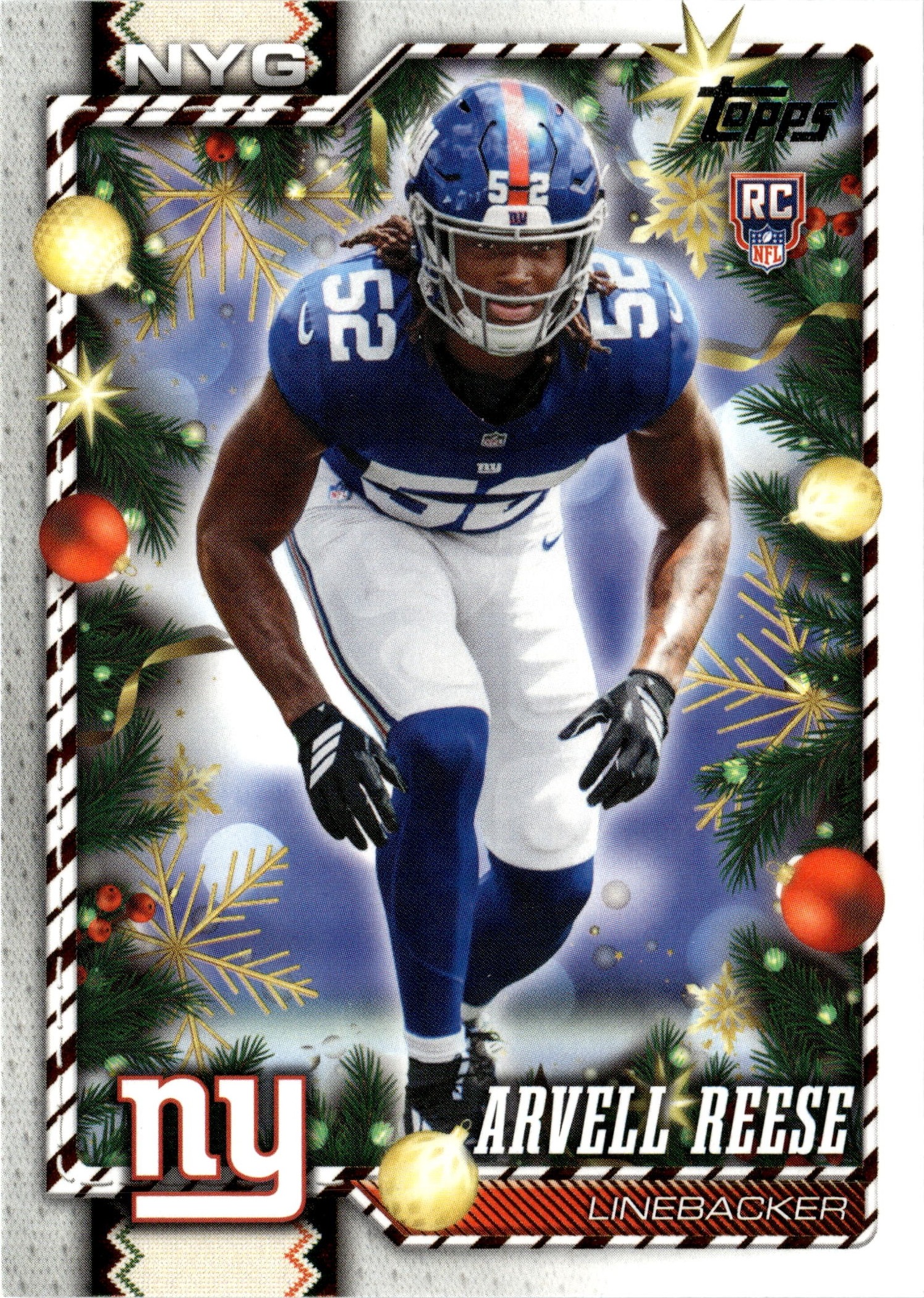 2026 Topps Holiday Arvell Reese graded slab