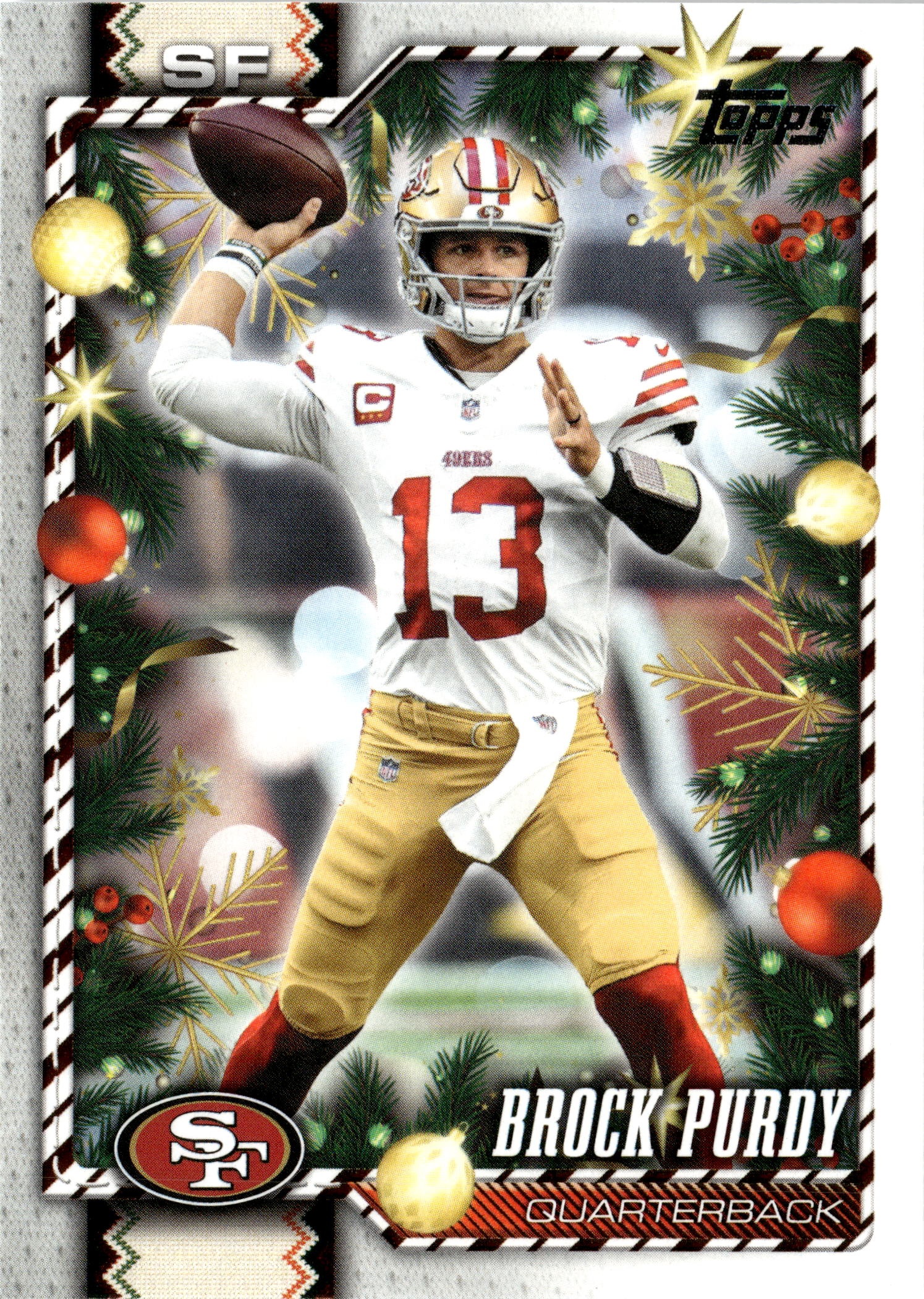 2026 Topps Holiday Brock Purdy graded slab