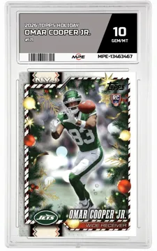 2026 TOPPS HOLIDAY #171 OMAR COOPER JR. MPE 10 GEM/MT — graded card up for auction