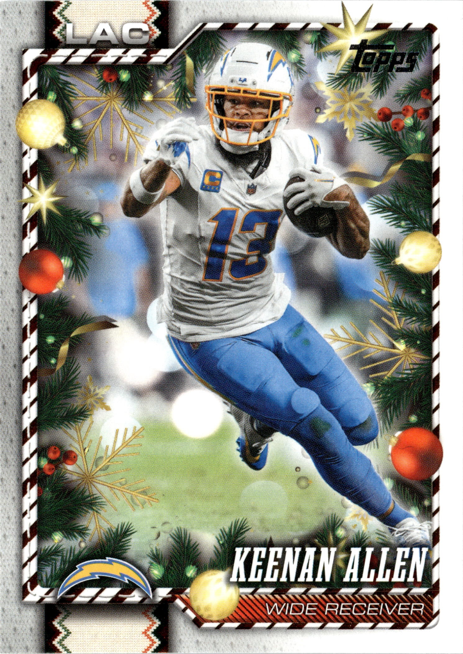 2026 Topps Holiday Keenan Allen graded slab