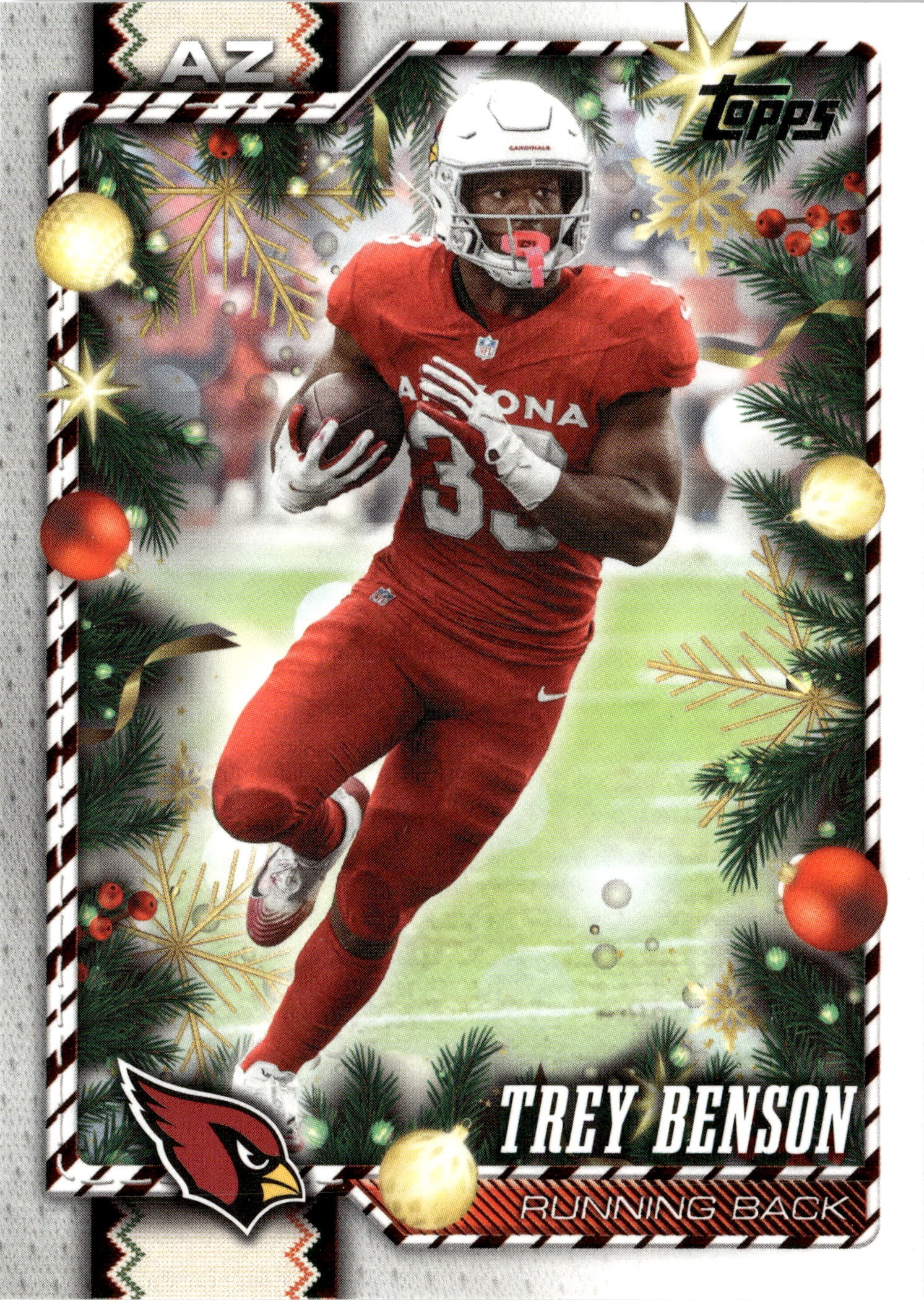 2026 Topps Holiday Trey Benson graded slab