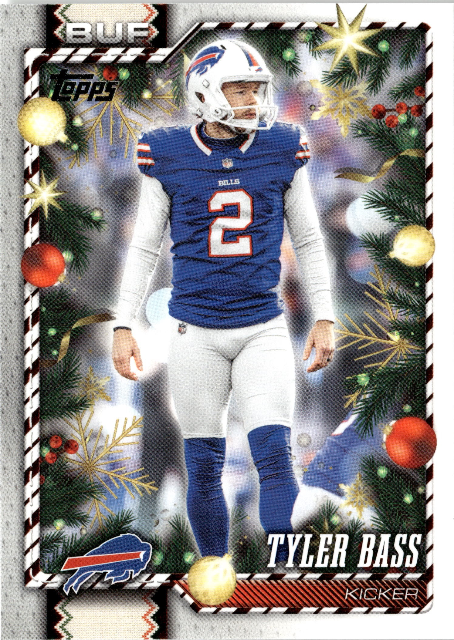 2026 Topps Holiday Tyler Bass graded slab