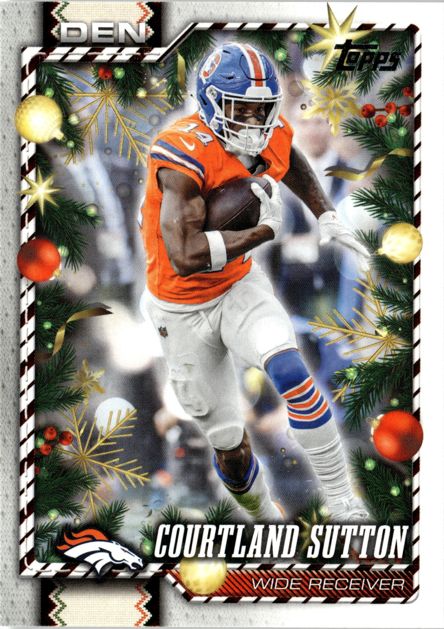 2026 Topps Holiday Courtland Sutton graded slab