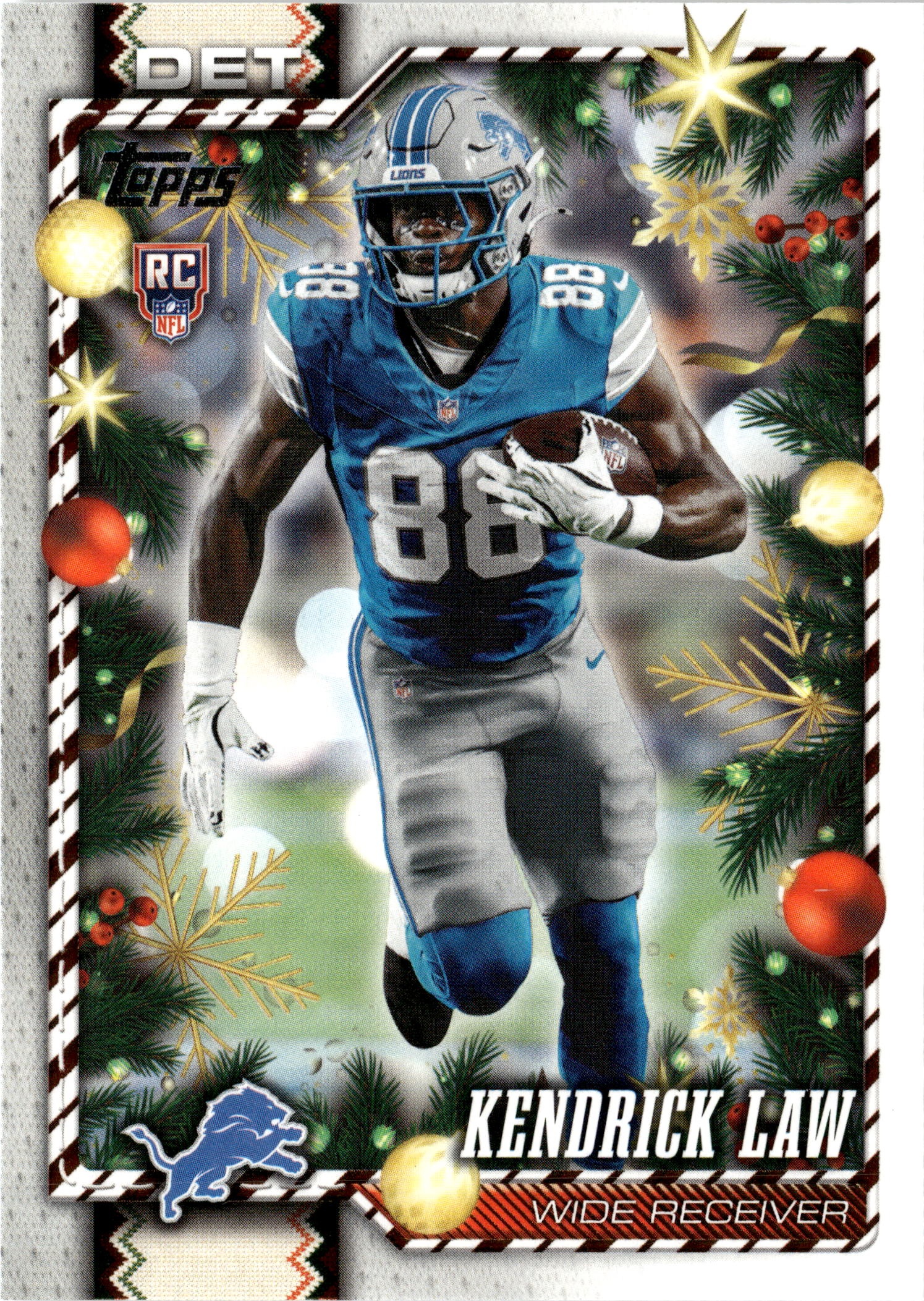 2026 Topps Holiday Kendrick Law graded slab