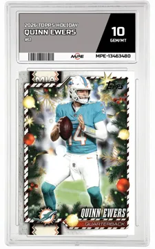 2026 TOPPS HOLIDAY #61 QUINN EWERS MPE 10 GEM/MT — graded card up for auction