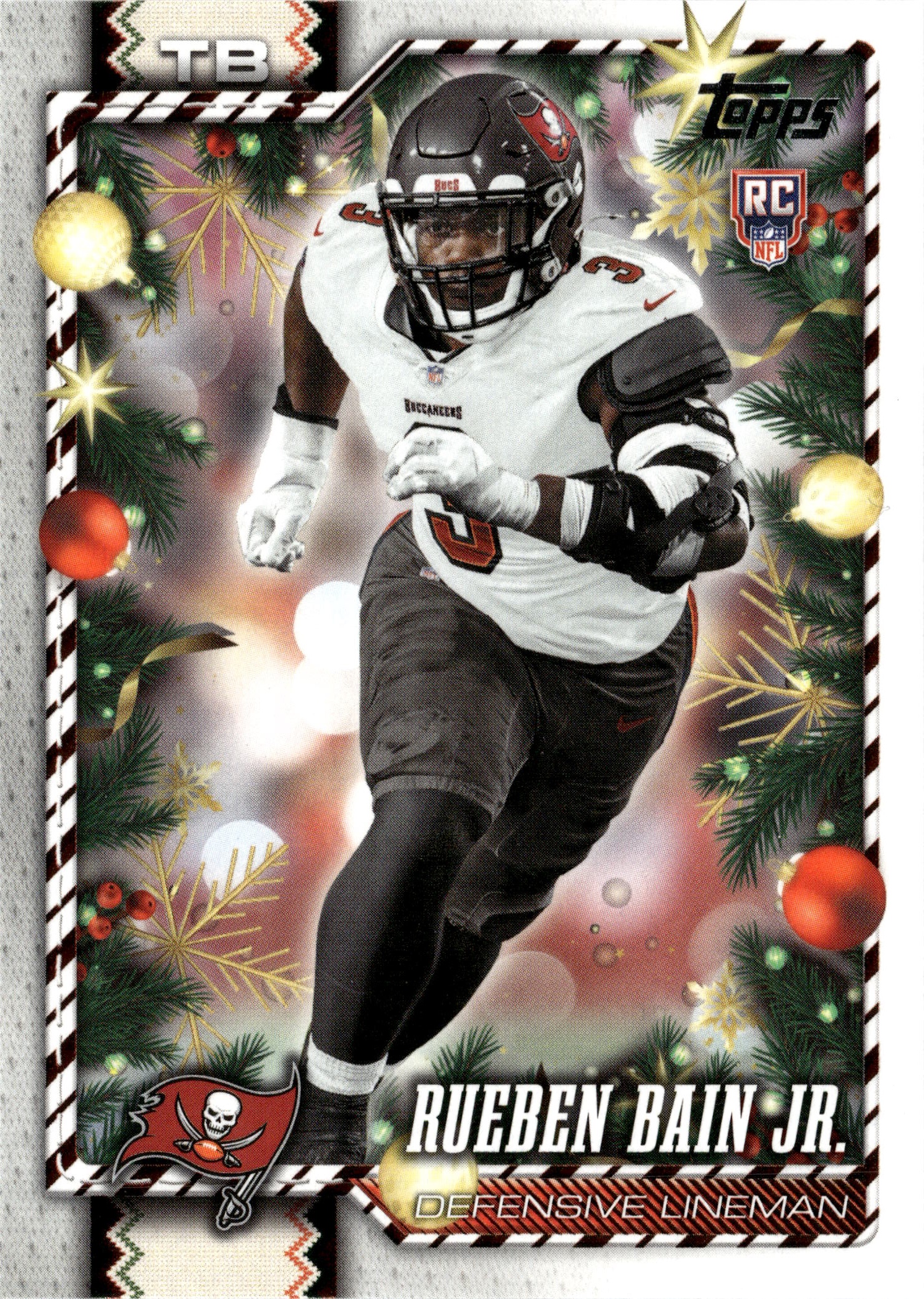 2026 Topps Holiday Rueben Bain Jr. graded slab