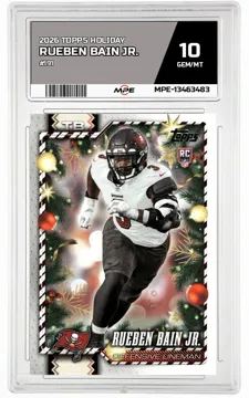 2026 TOPPS HOLIDAY #191 RUEBEN BAIN JR. MPE 10 GEM/MT — graded card up for auction