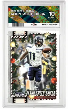 2026 TOPPS HOLIDAY #89 JAXON SMITH-NJIGBA MPE 10 GEM/MT — graded card up for auction