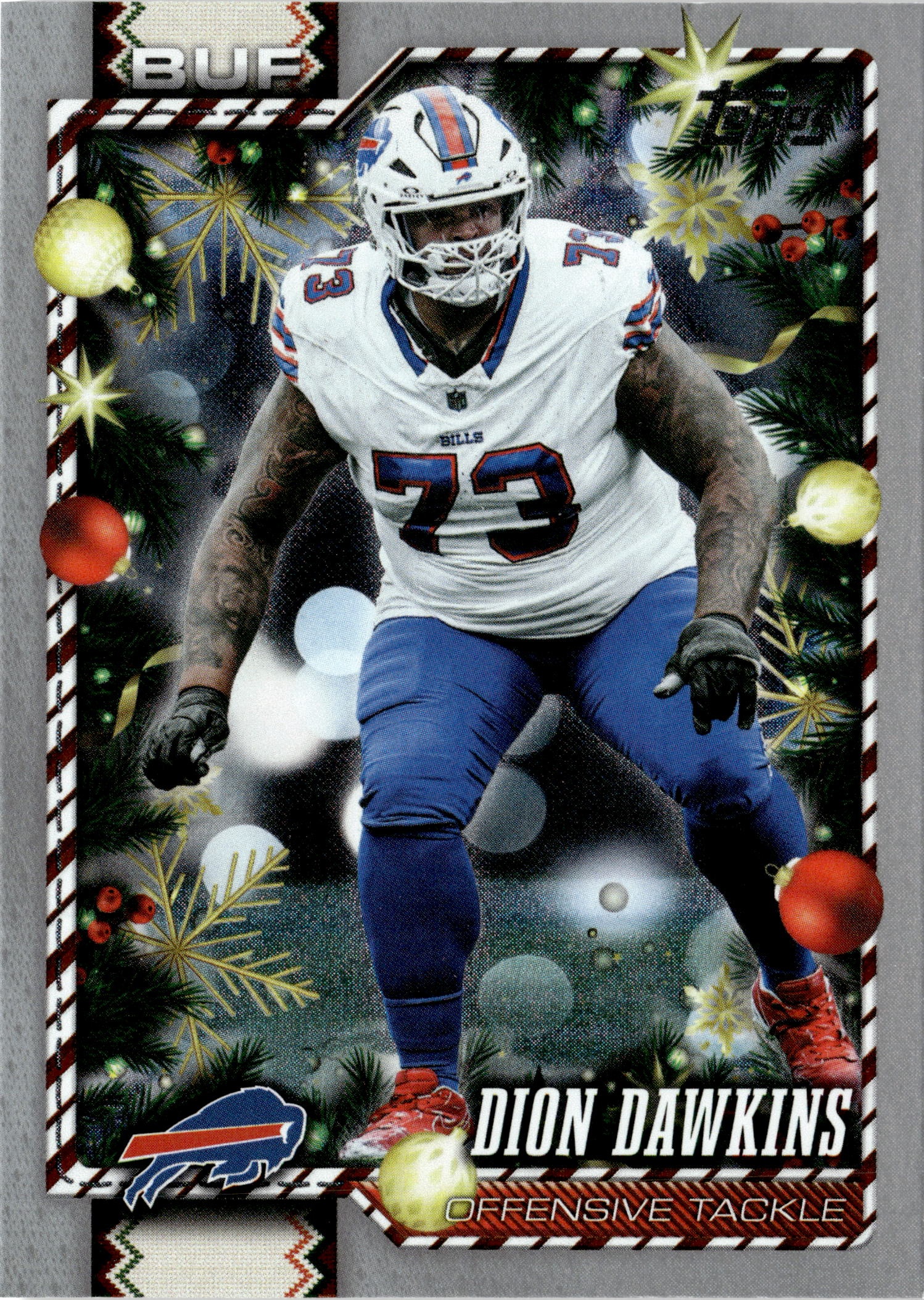2026 Topps Holiday Dion Dawkins graded slab