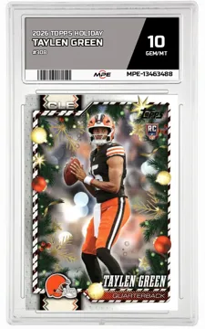2026 TOPPS HOLIDAY #308 TAYLEN GREEN MPE 10 GEM/MT — graded card up for auction