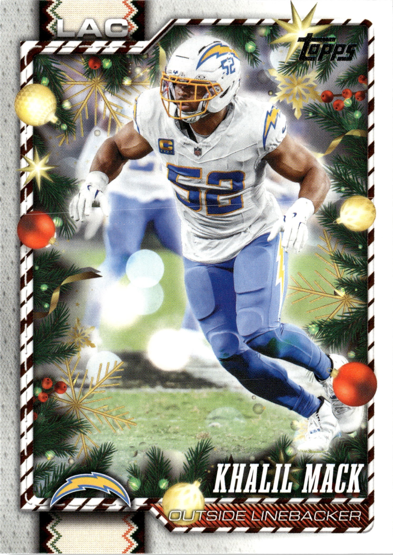 2026 Topps Holiday Khalil Mack graded slab