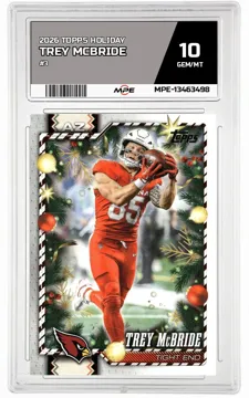 2026 TOPPS HOLIDAY #3 TREY MCBRIDE MPE 10 GEM/MT — graded card up for auction