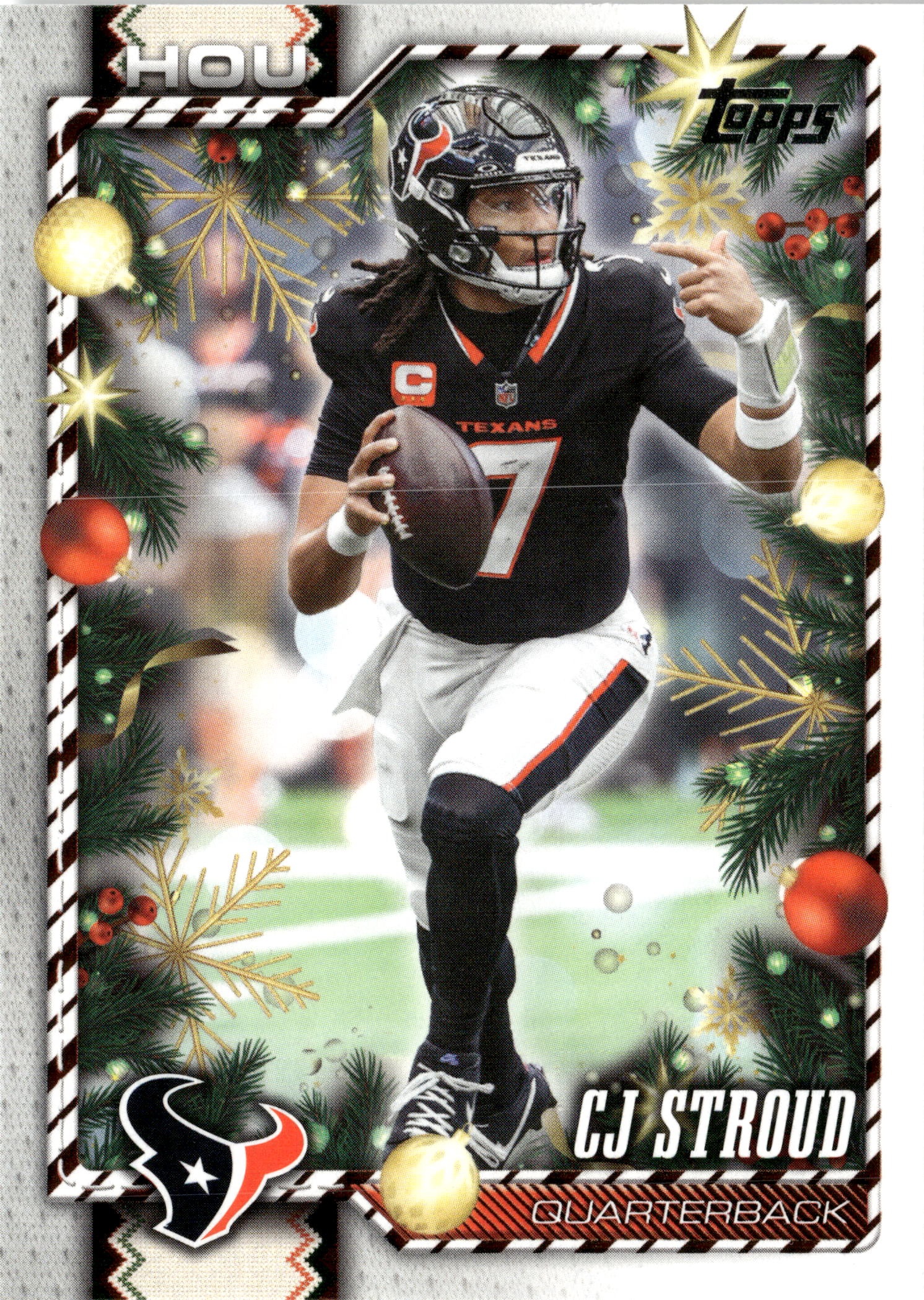 2026 Topps Holiday Cj Stroud graded slab