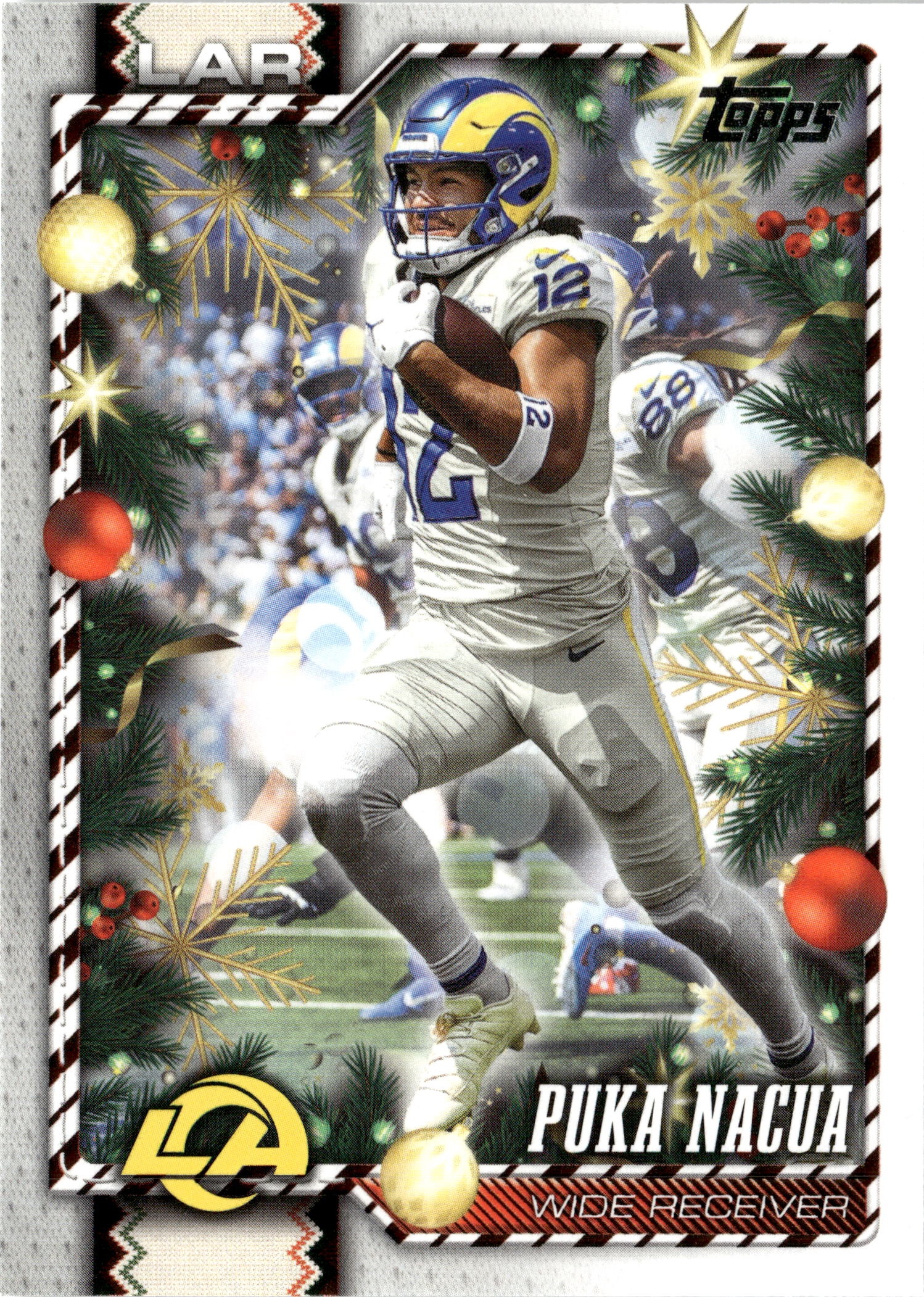 2026 Topps Holiday Puka Nacua graded slab