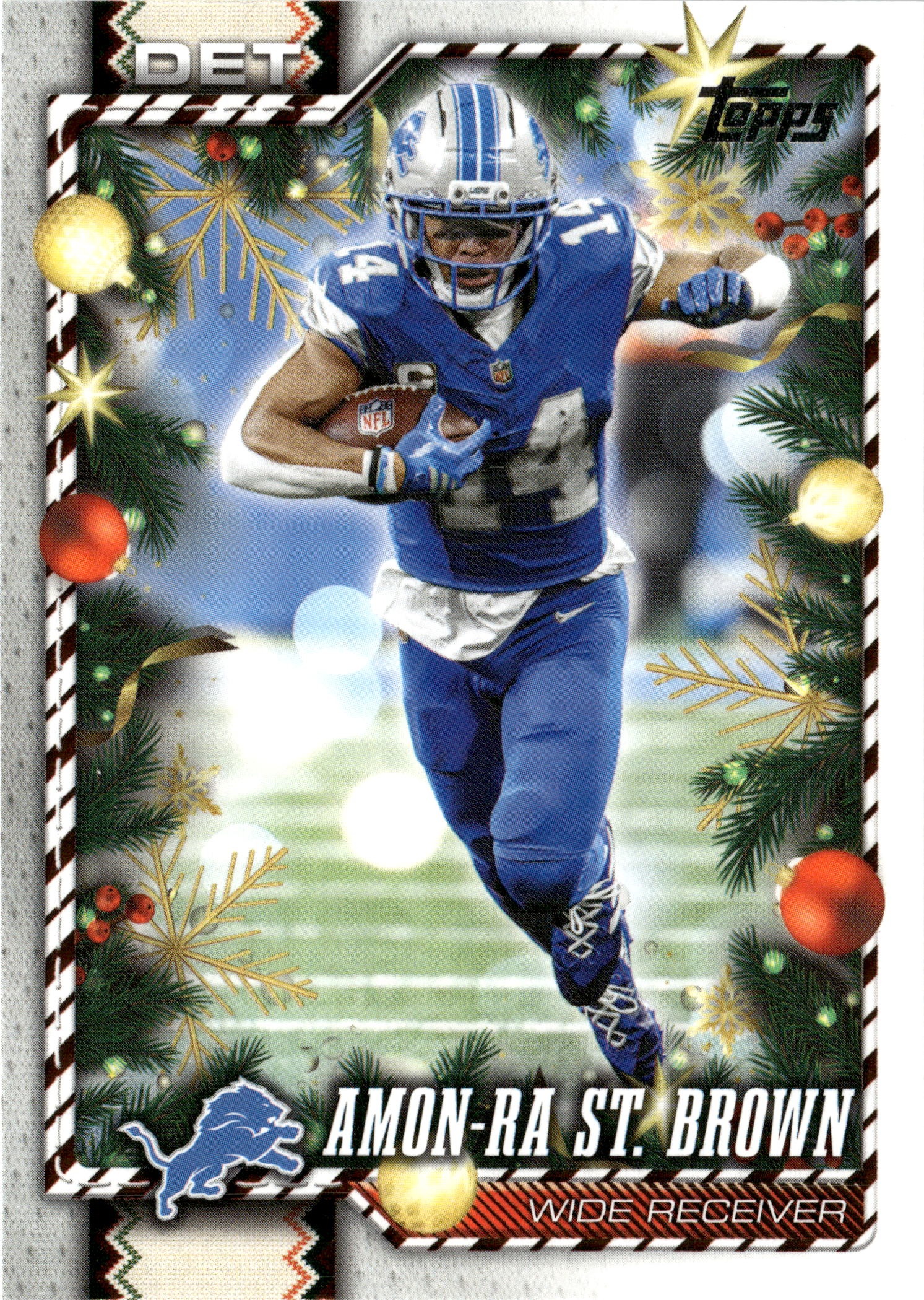 2026 Topps Holiday Amon-Ra St. Brown graded slab