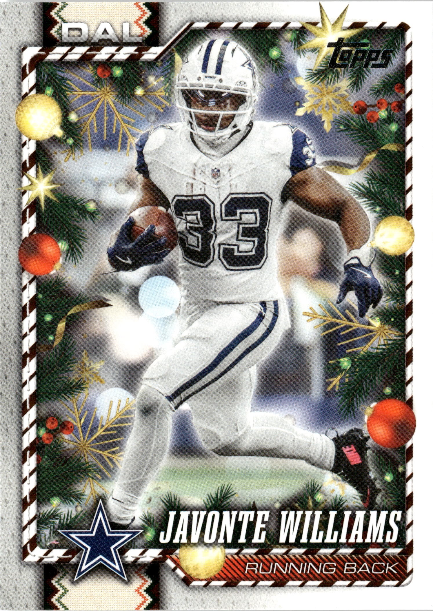 2026 Topps Holiday Javonte Williams graded slab