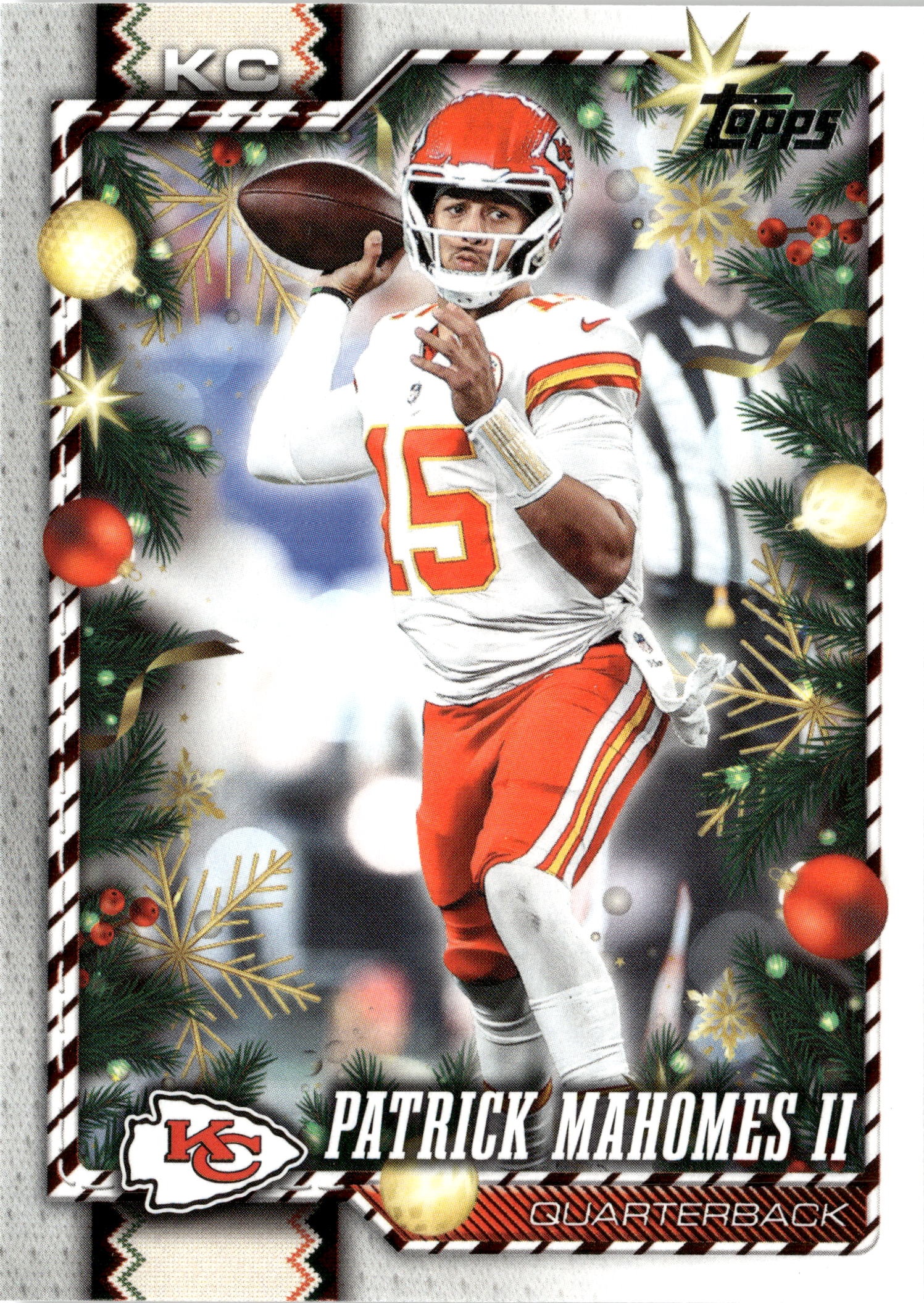 2026 Topps Holiday Patrick Mahomes II graded slab