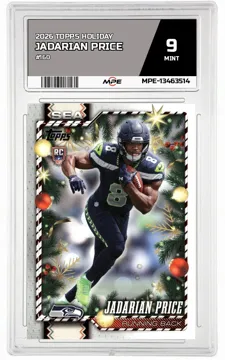 2026 TOPPS HOLIDAY #160 JADARIAN PRICE MPE 9 MINT — graded card up for auction