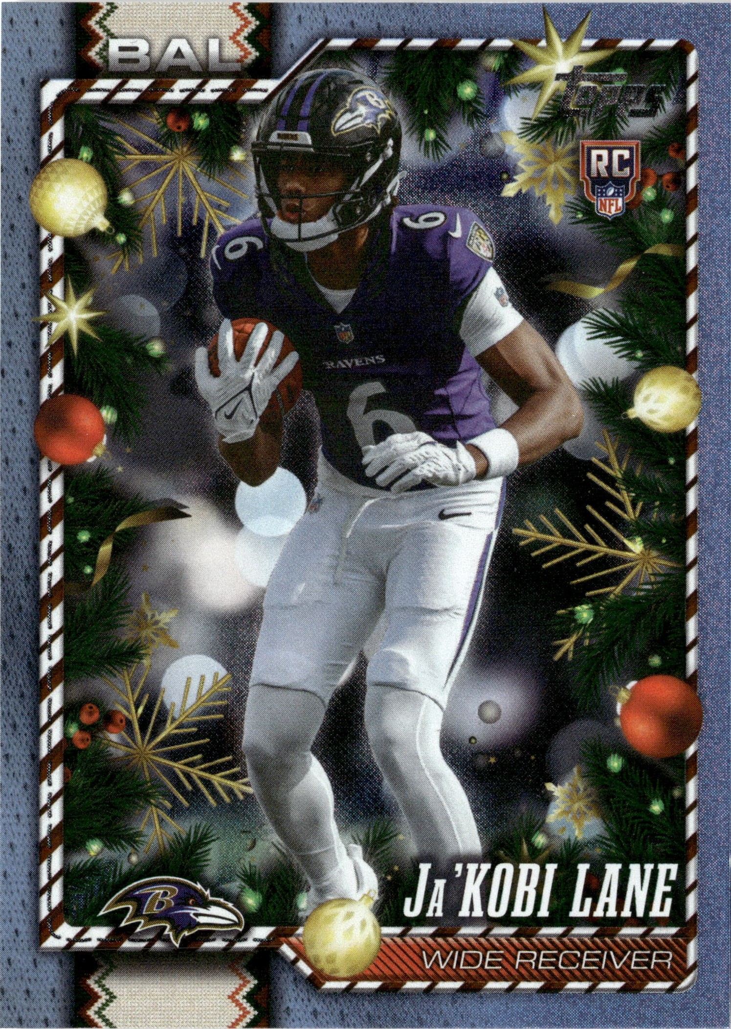 2026 Topps Holiday Ja'Kobi Lane graded slab